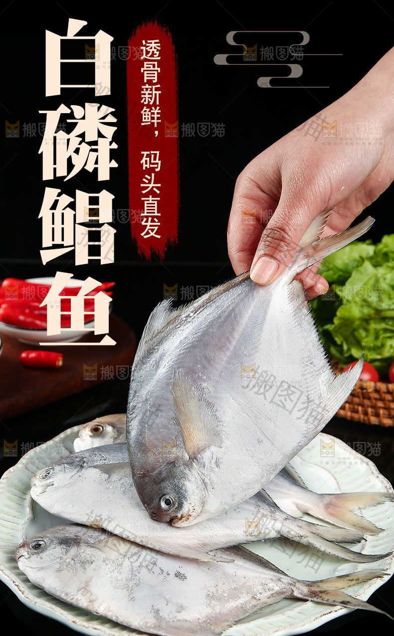 鲳鱼详情页设计