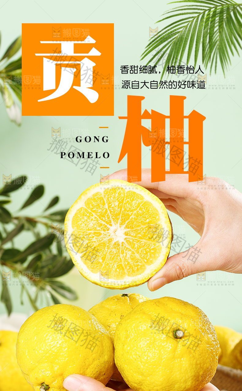 贡柚详情页设计
