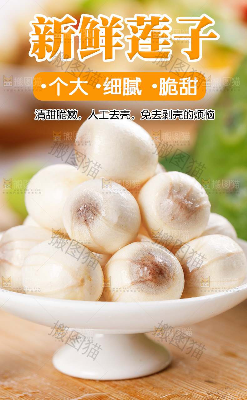 新鲜莲子