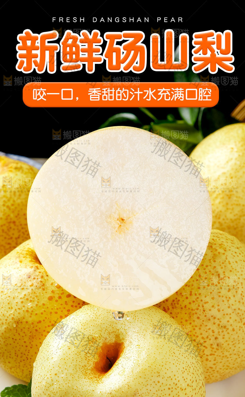 新鲜砀山梨详情
