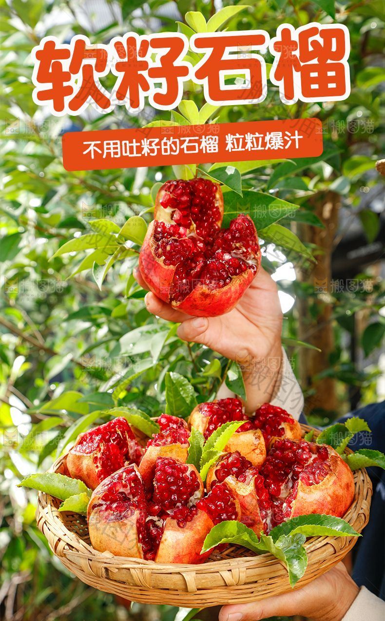 软籽石榴详情页设计
