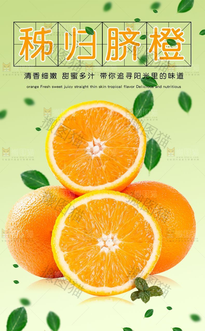 秭归脐橙详情页设计