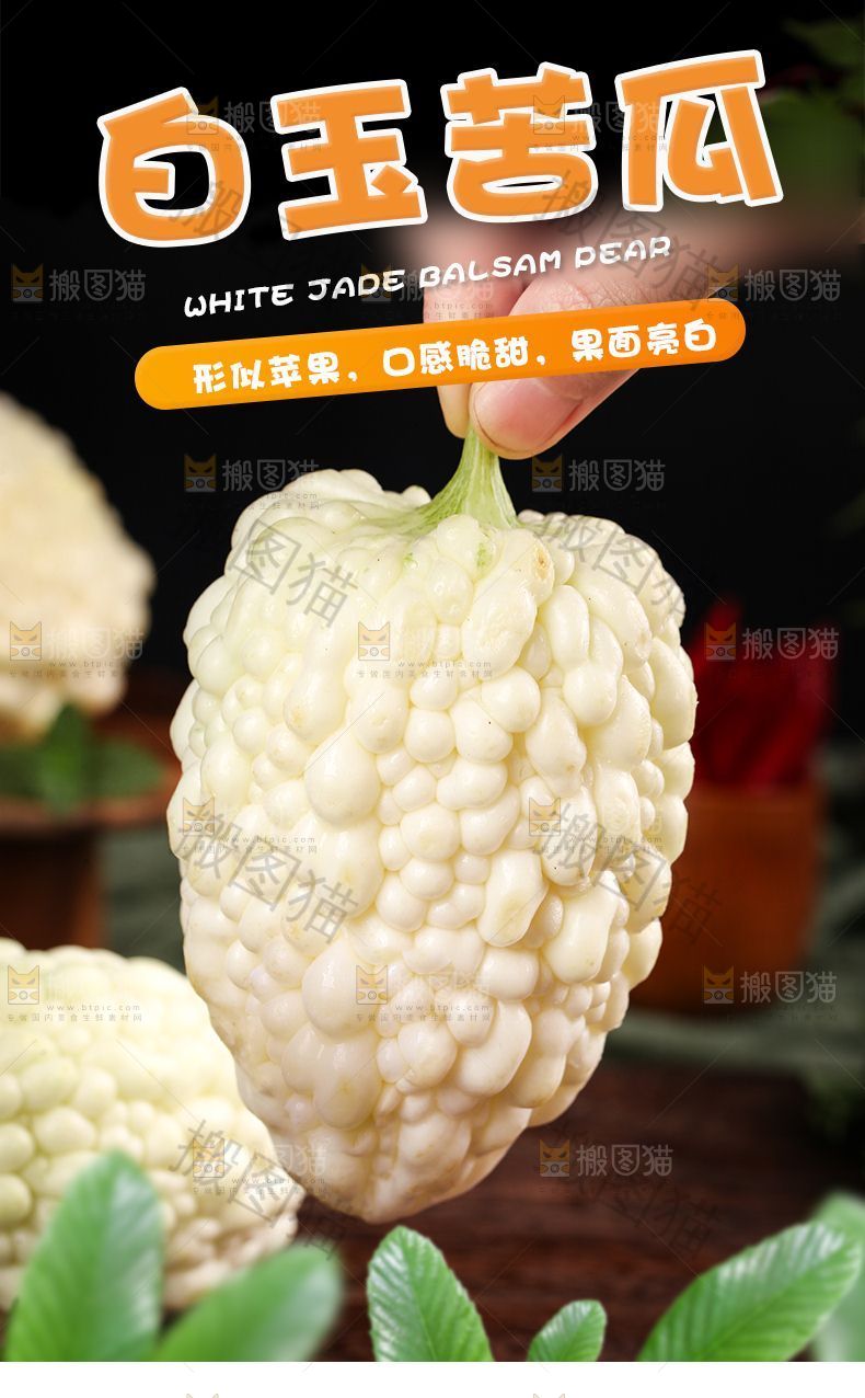 白玉苦瓜详情页