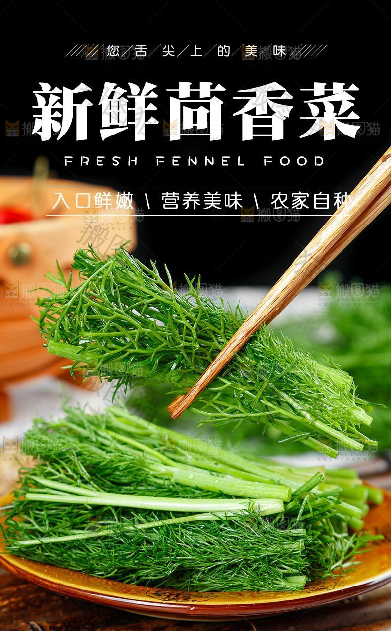 茴香菜详情页设计