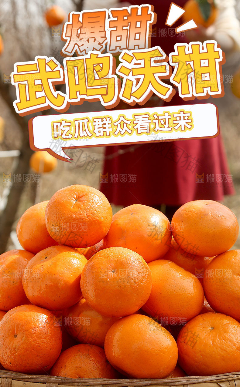 新鲜沃柑详情页
