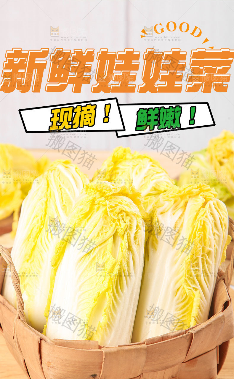 高山娃娃菜详情页