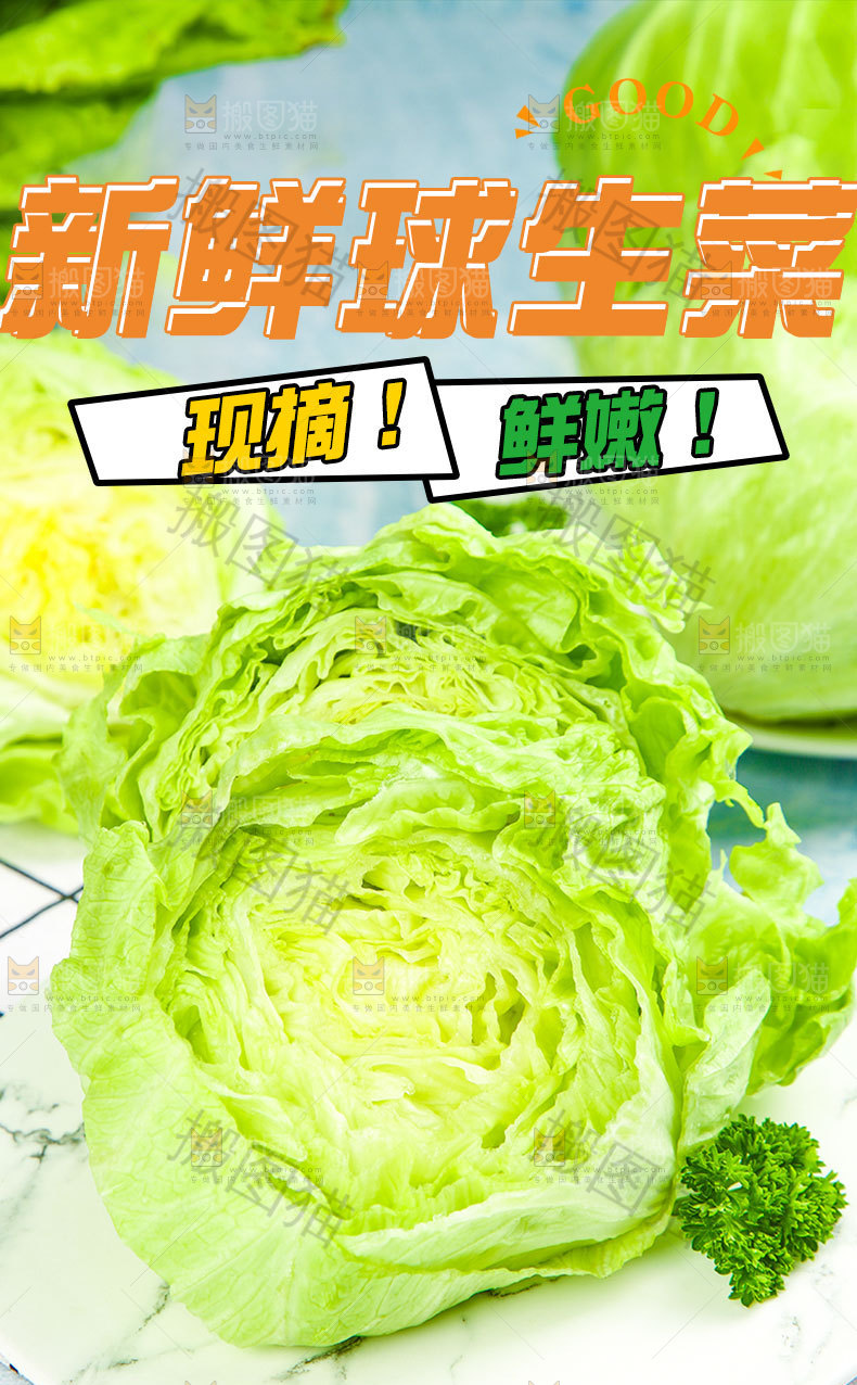 球生菜详情页设计