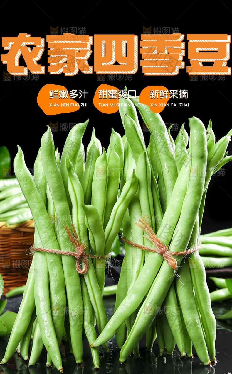 农家四季豆详情页