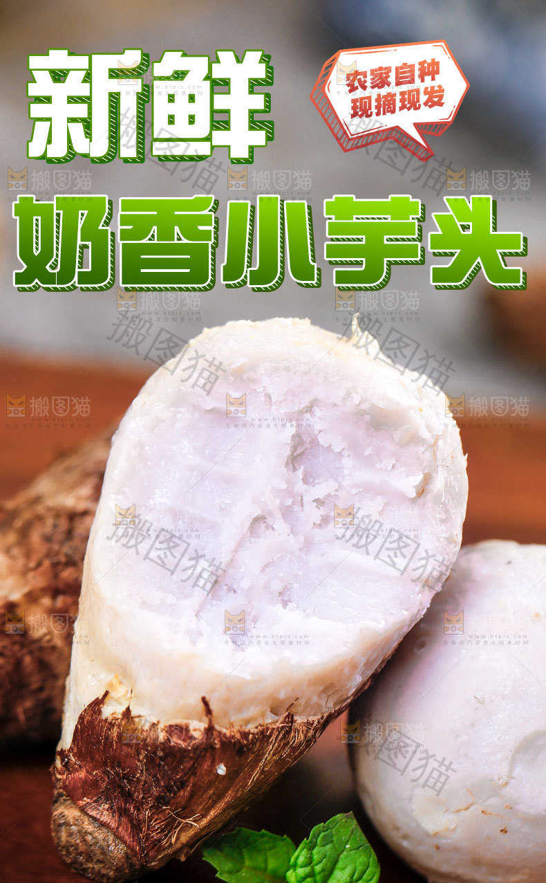 新鲜小香芋详情页