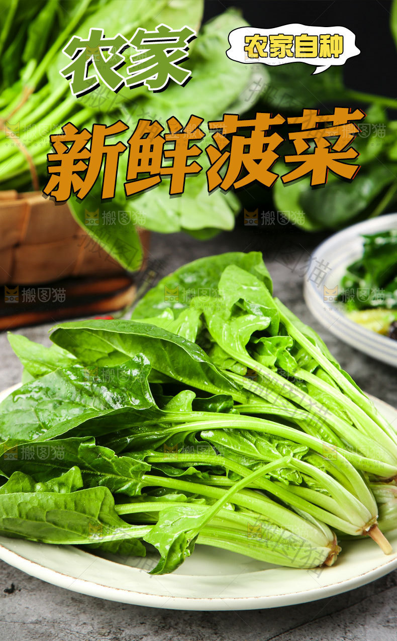 菠菜详情页