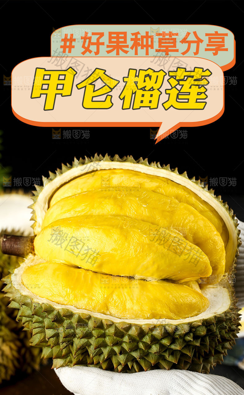 甲仑榴莲详情页