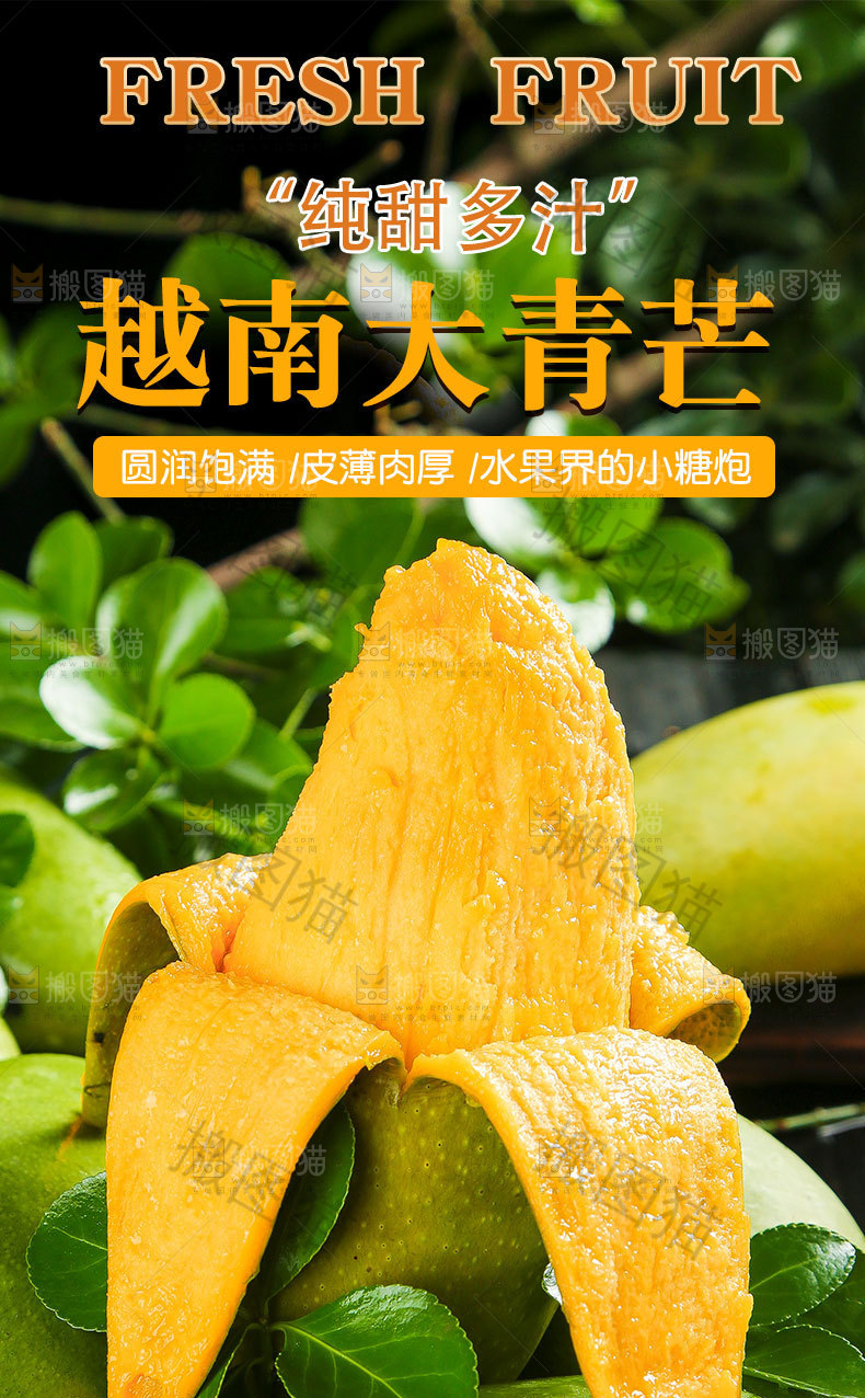 越南大青芒详情页
