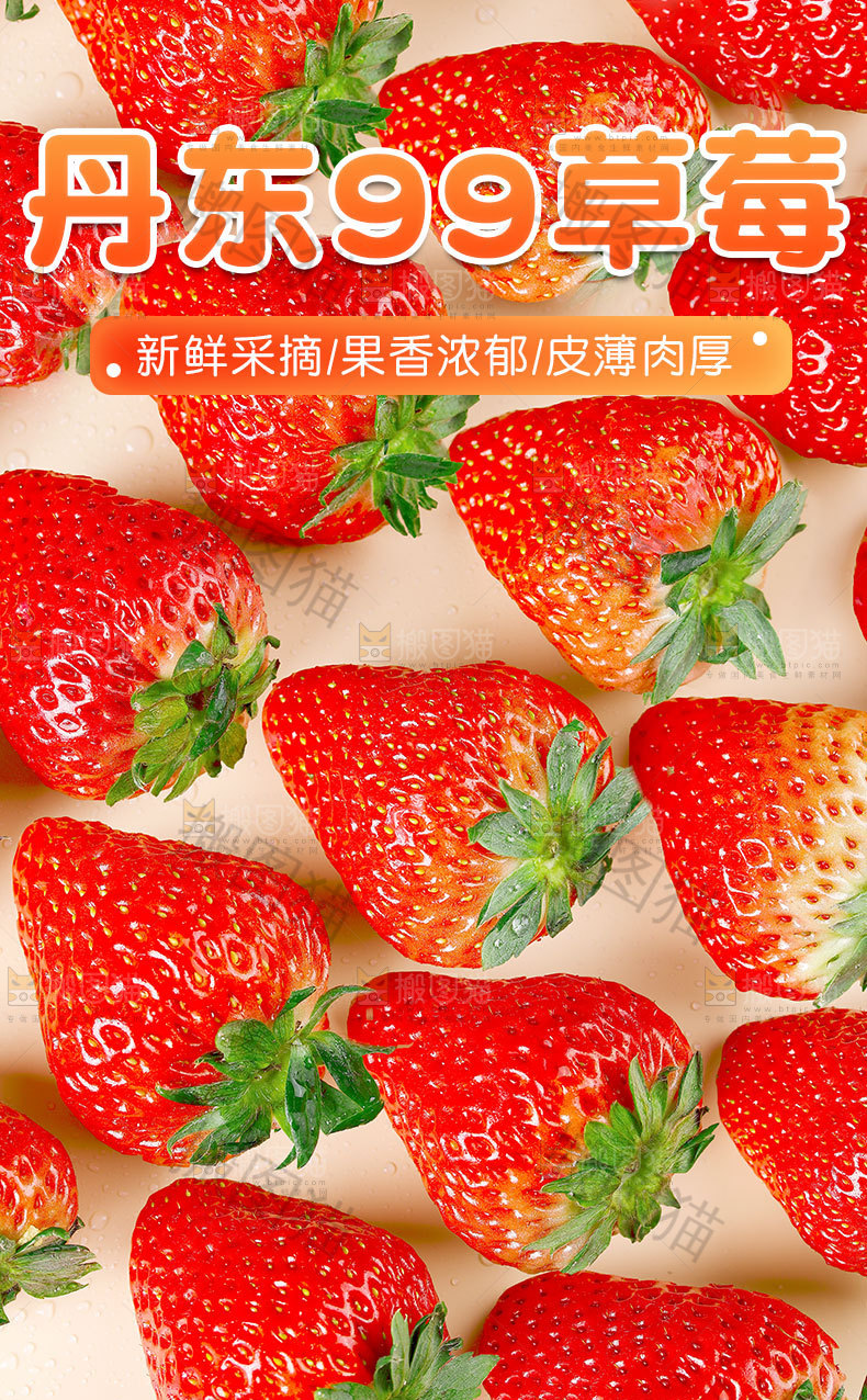 丹东草莓详情页