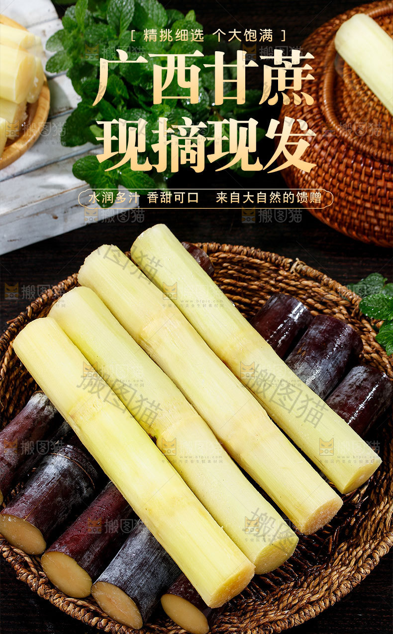 广西甘蔗详情页