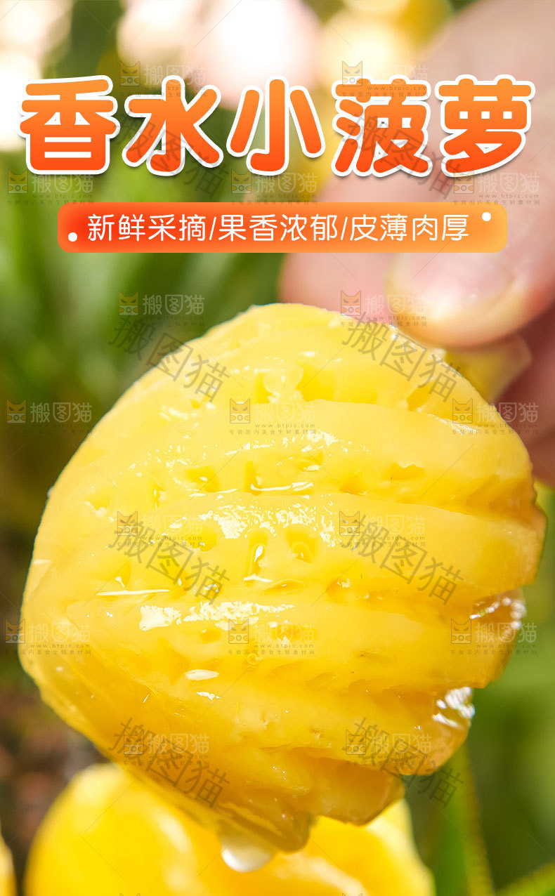 香水小菠萝详情页