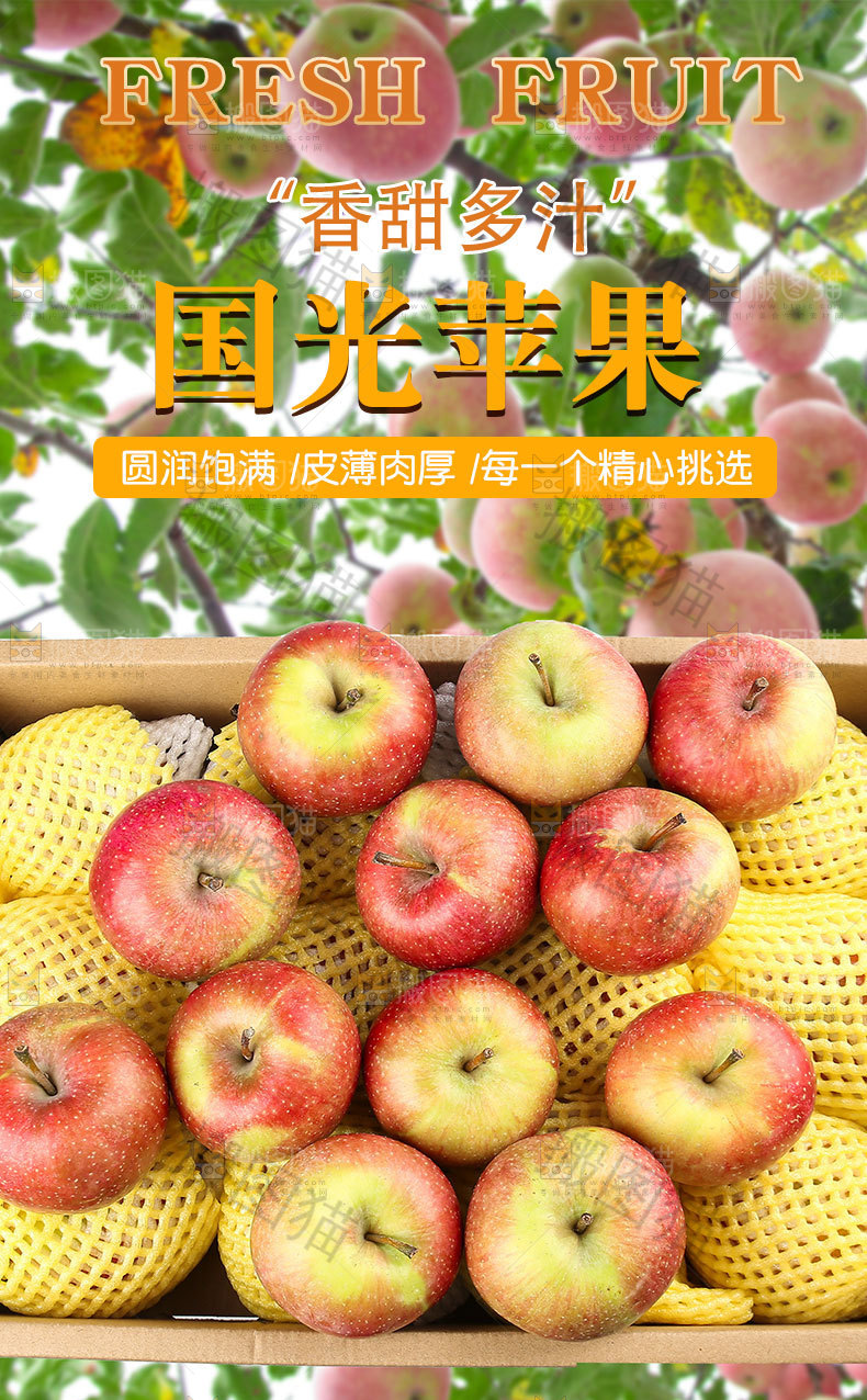 国光苹果详情页
