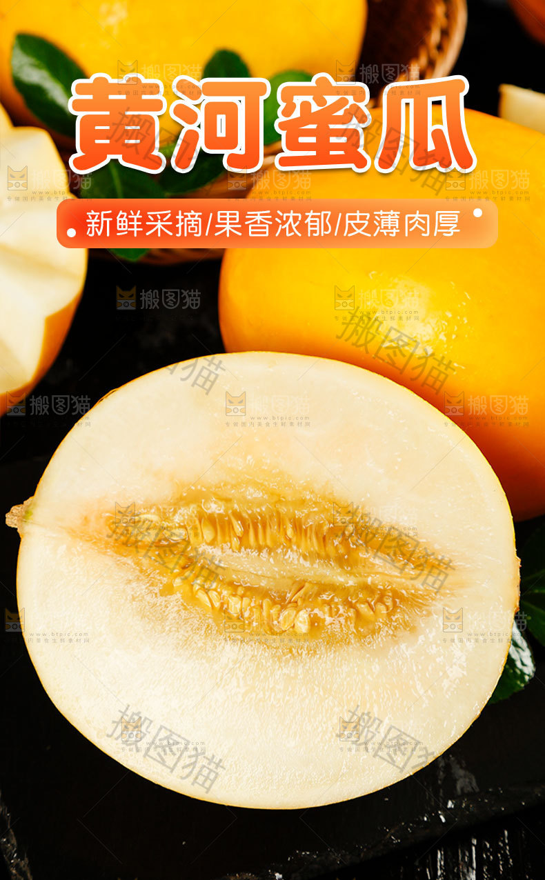 黄河蜜瓜详情页