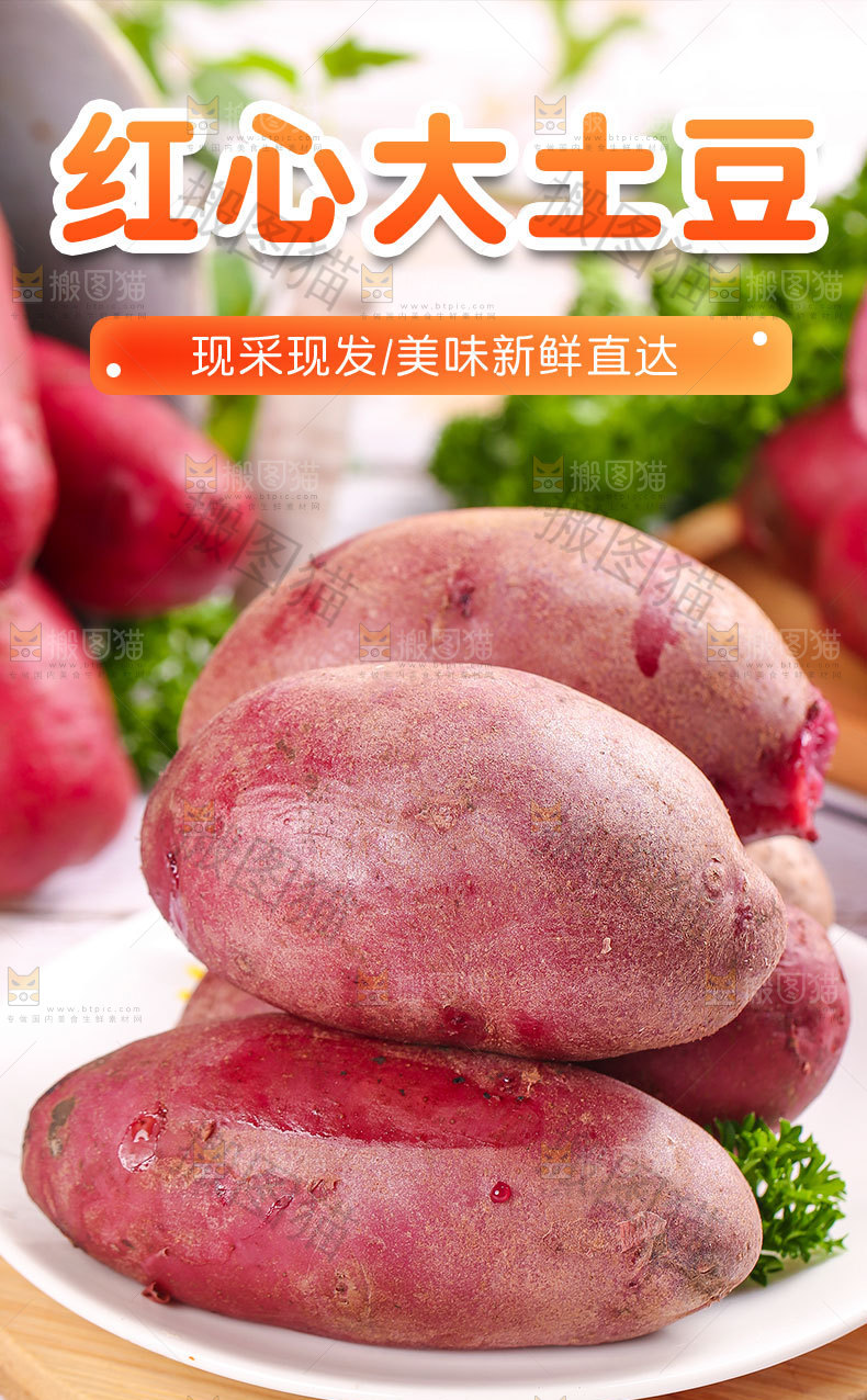 红心土豆详情页