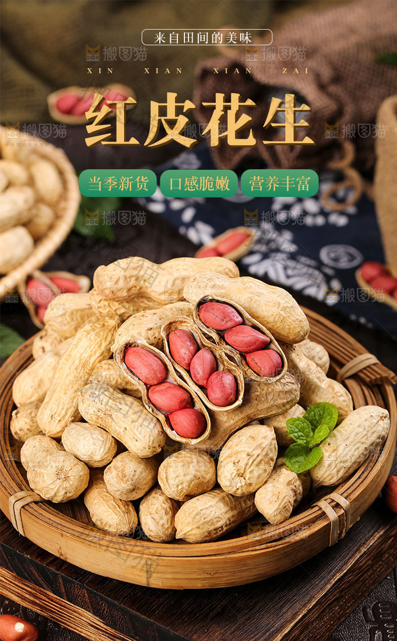 红皮花生详情页