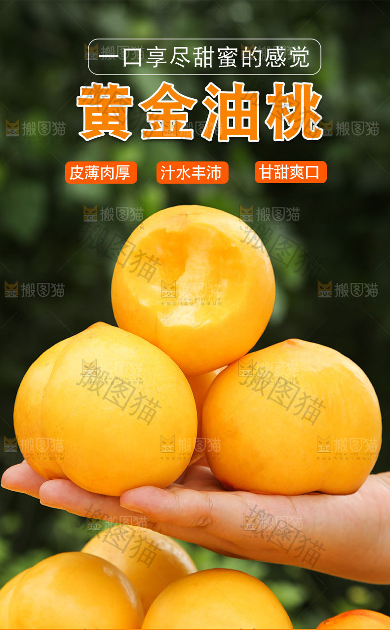 黄油桃详情页