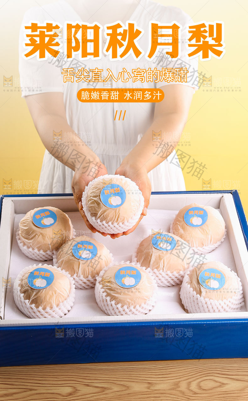 莱阳秋月梨详情页