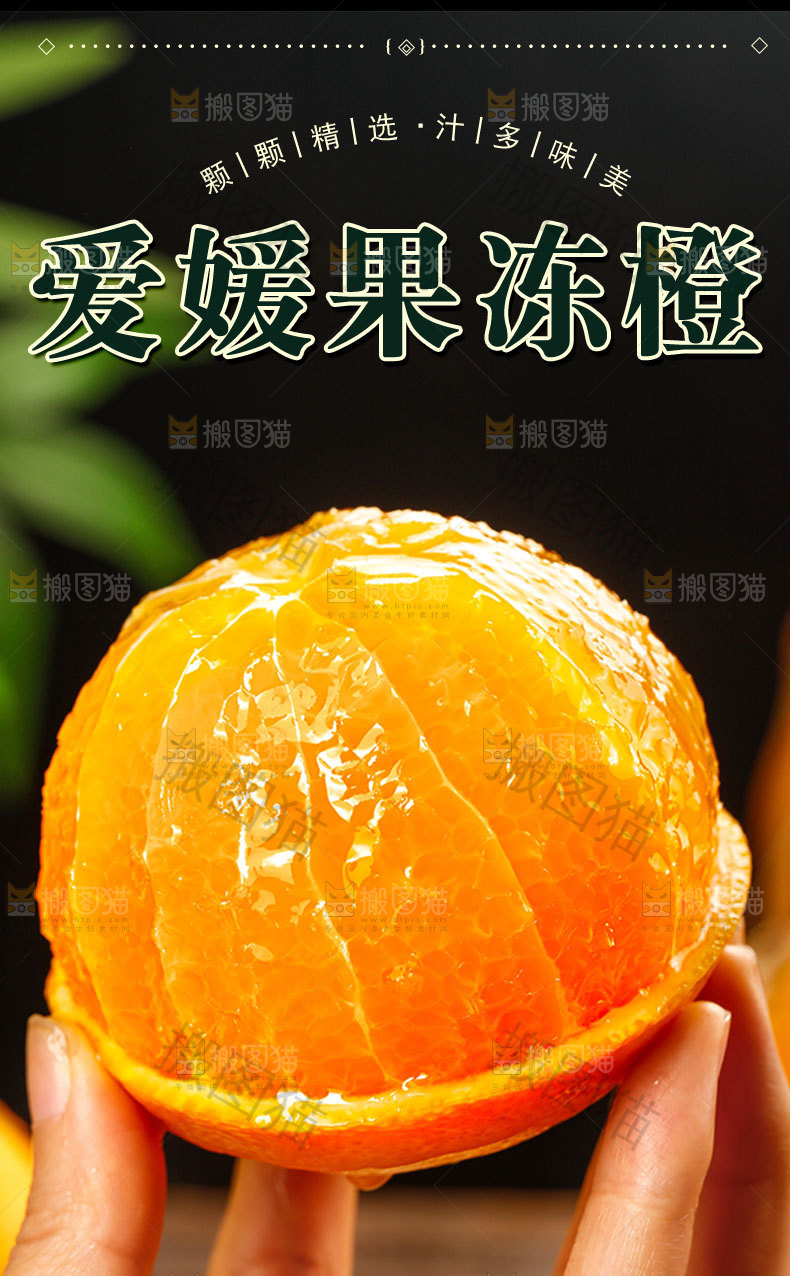 爱媛果冻橙详情页