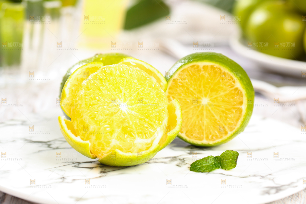 盘子里的皇帝柑果肉