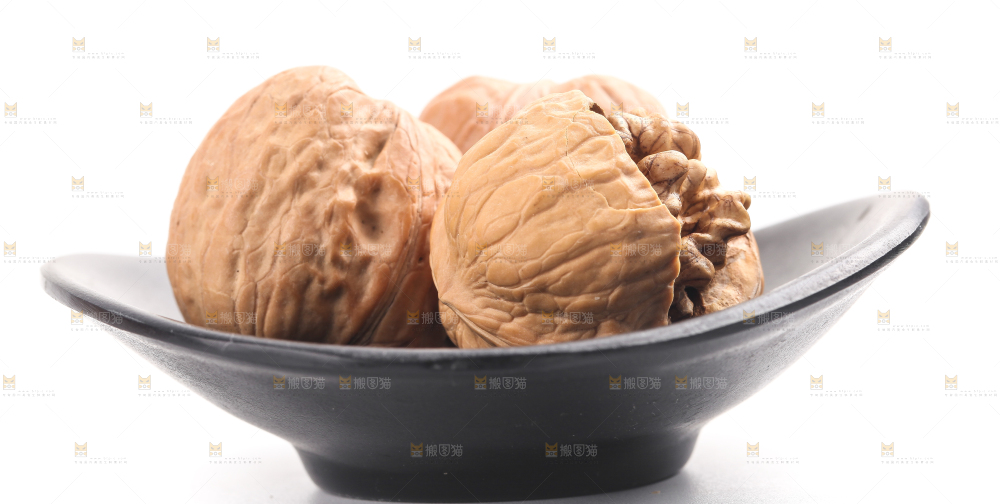 白底上一盘新疆核桃