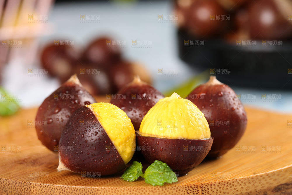 木板上的锥子栗