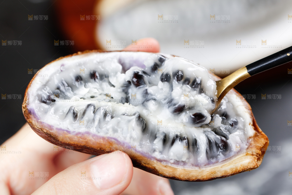 手里拿着八月瓜