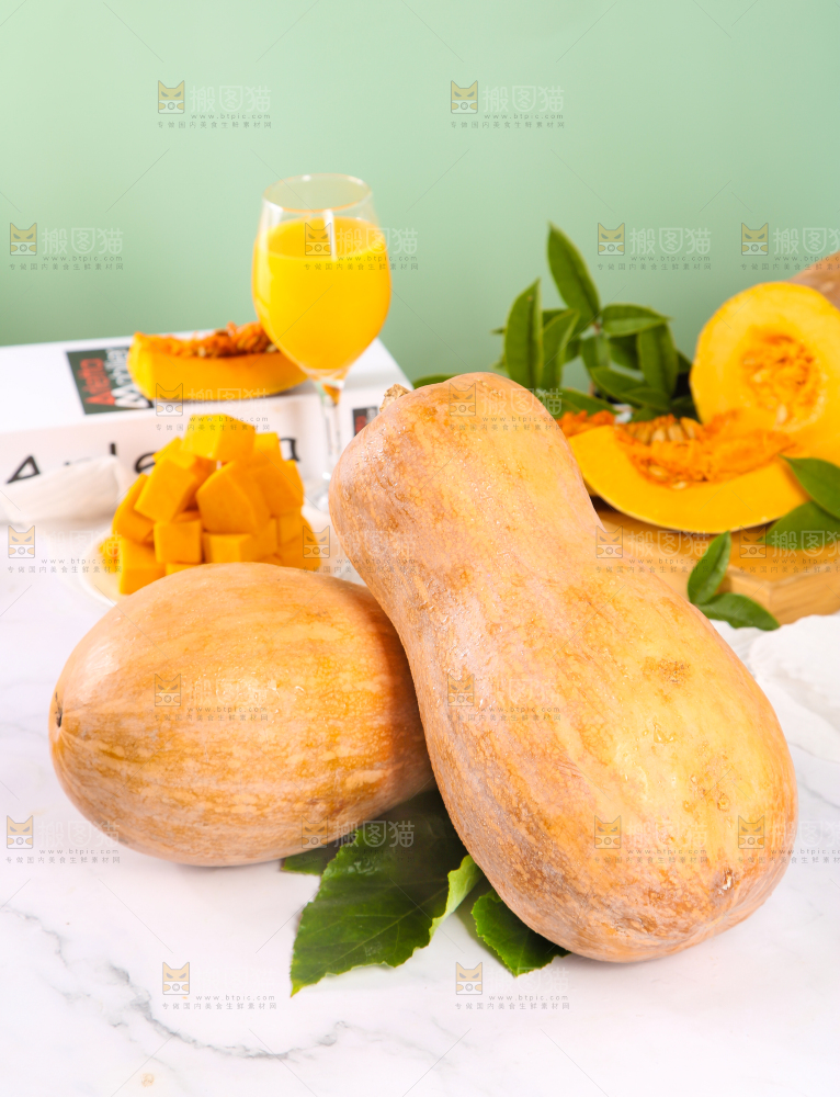 石板上的老南瓜