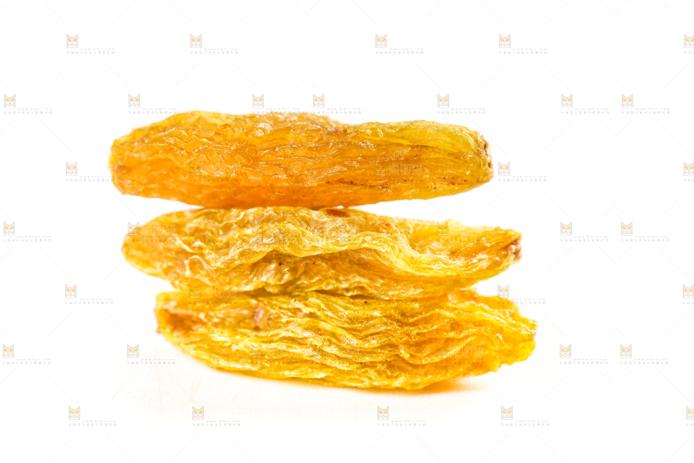 白底上的葡萄干