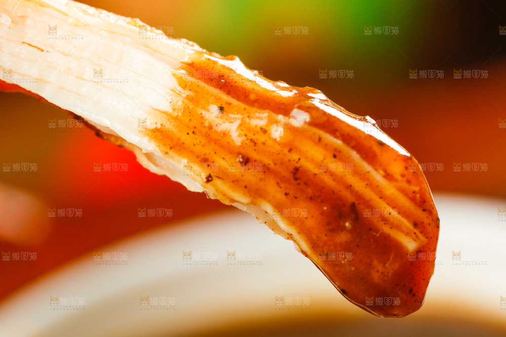 鸡排蘸酱