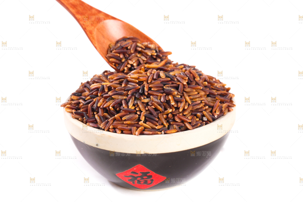 勺子里的紫香米