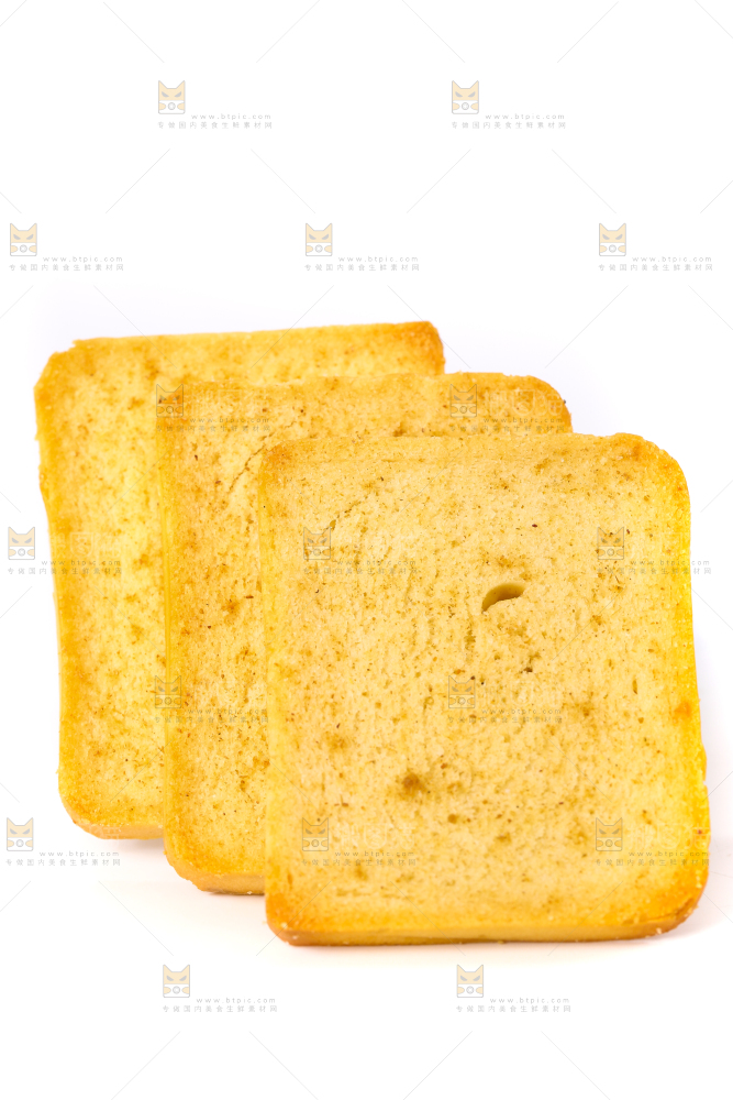 白底上放着原味烤馍