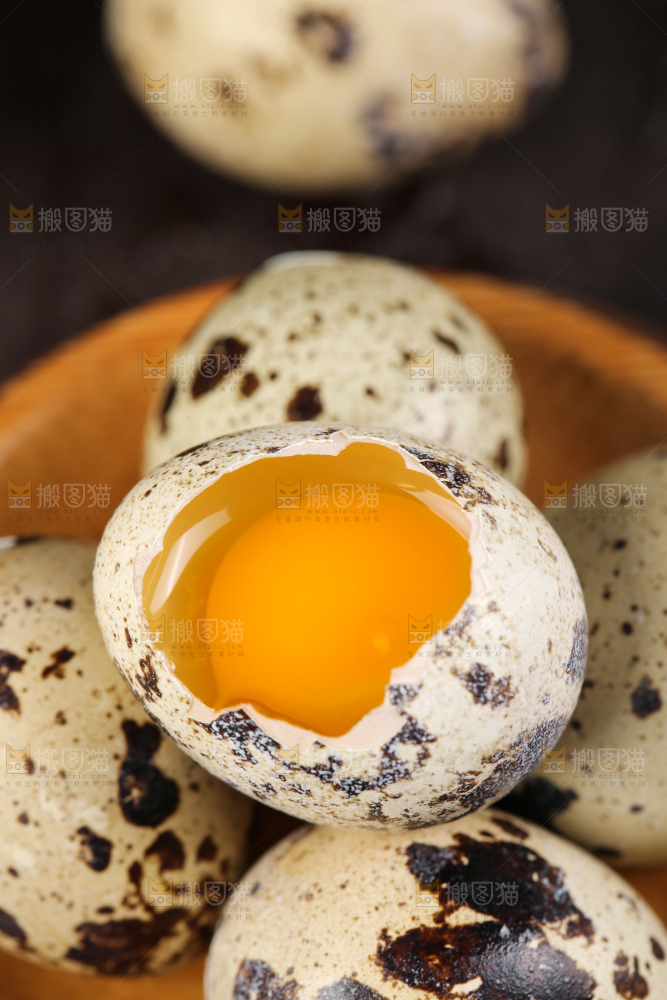 盘子里的鹌鹑蛋