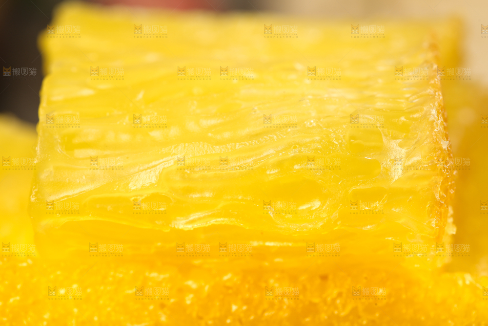 盘子里的广式黄金糕