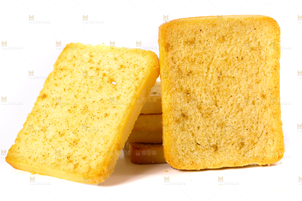 白底上放着原味烤馍