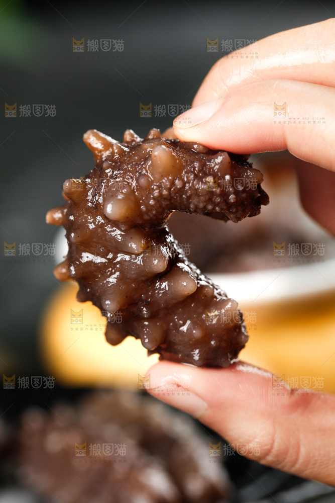 手拿海参