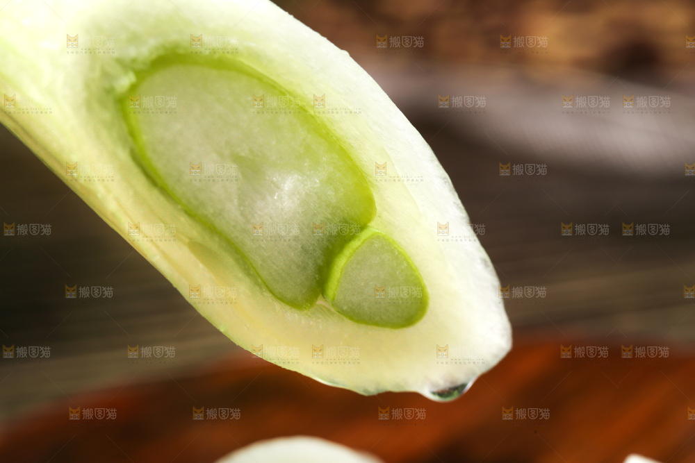 深底上的大葱