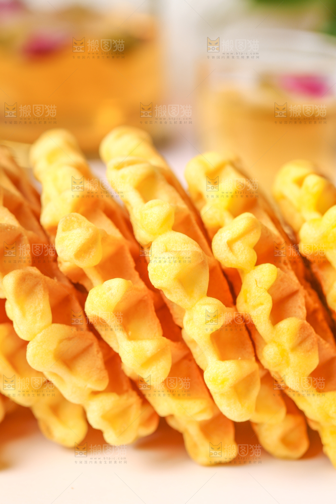 浅底上的华夫饼