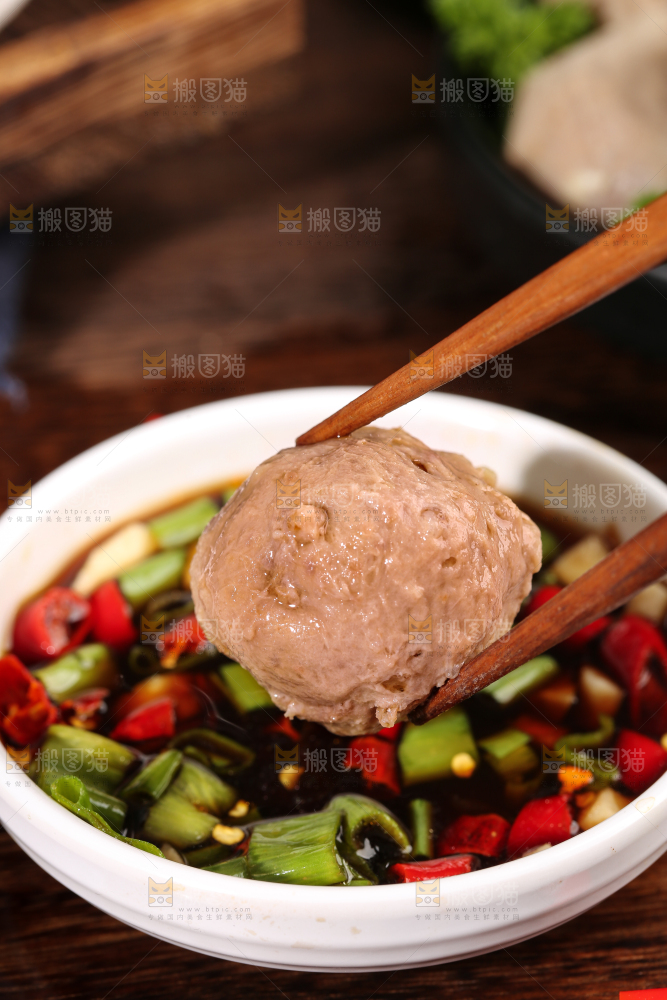 牛肉丸蘸汁