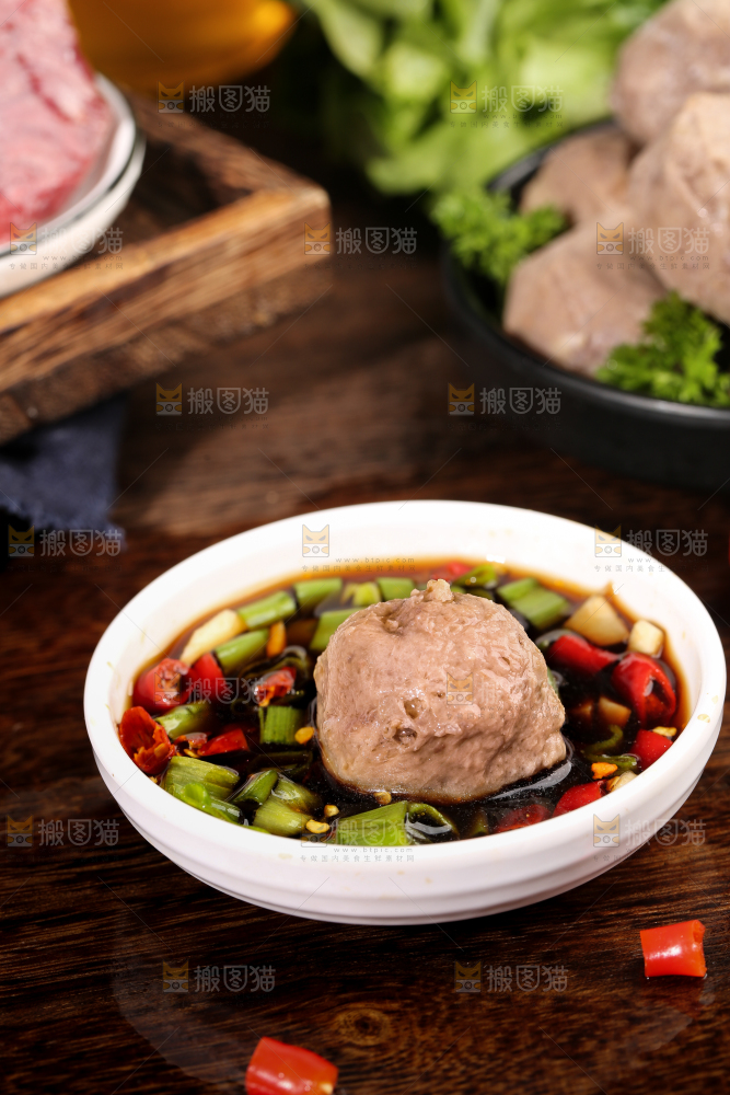 牛肉丸蘸汁