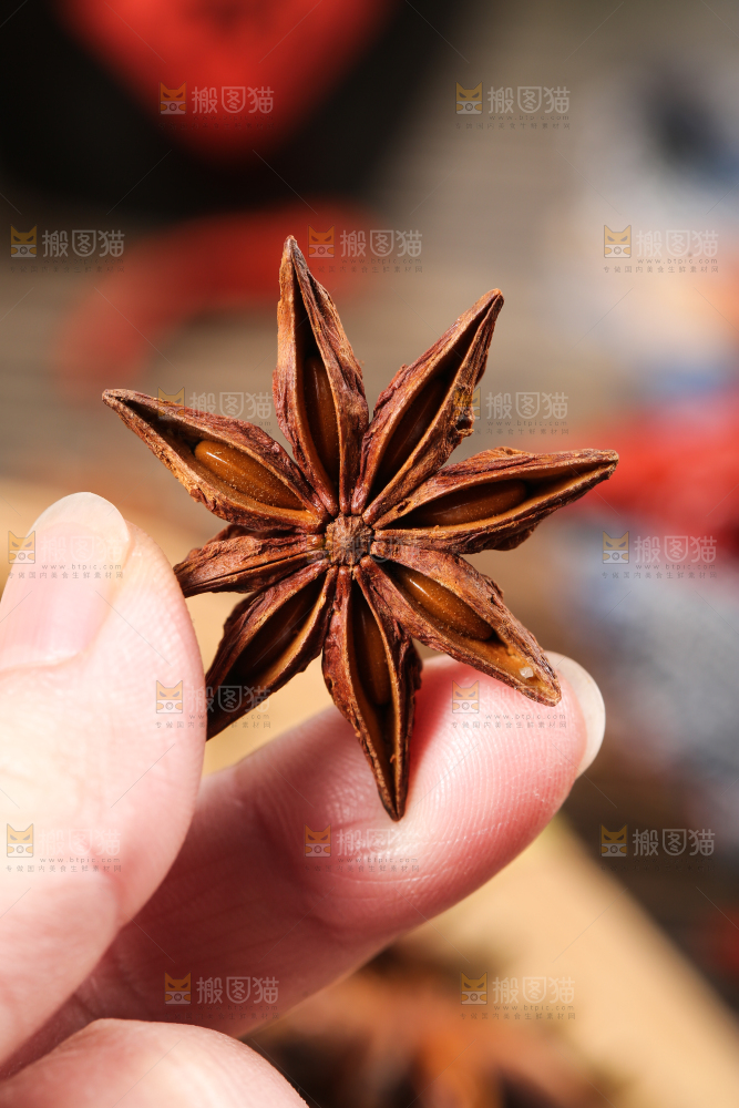 手拿八角