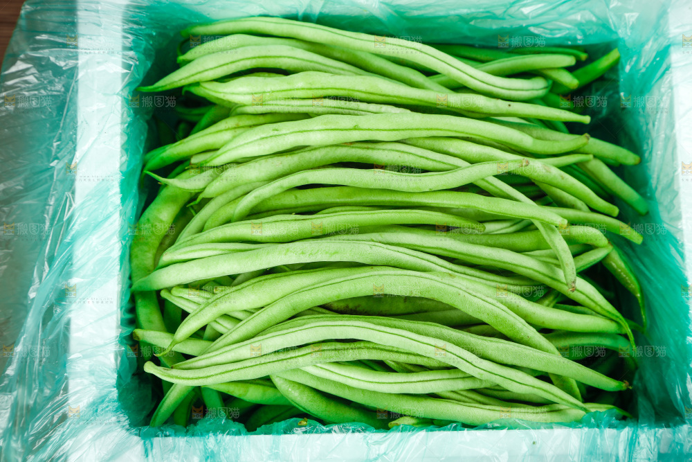 袋子里装着四季豆