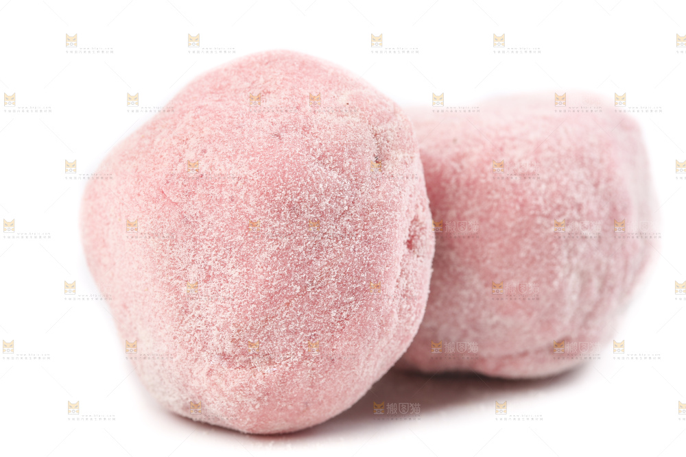 白底上的草莓味奶枣