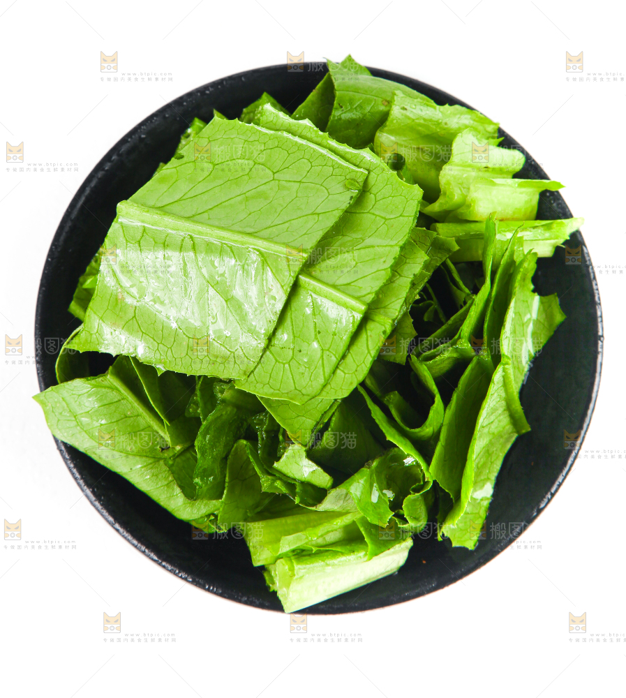 白底上的香麦菜