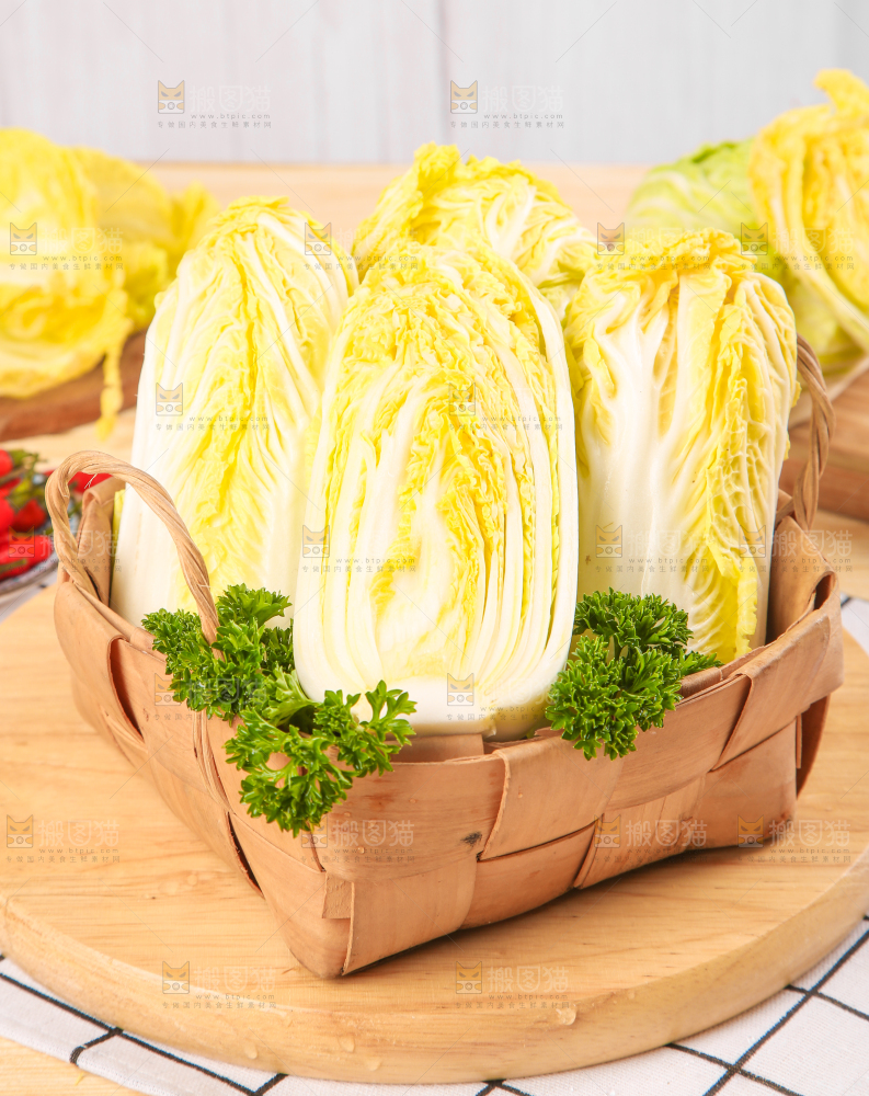 篮子里的湖北娃娃菜