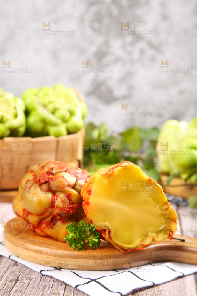 木板上的涪陵榨菜