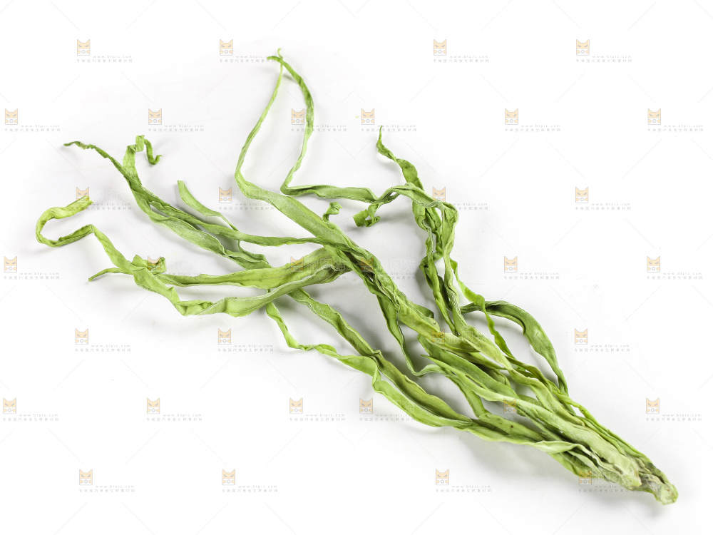 白底上的贡菜